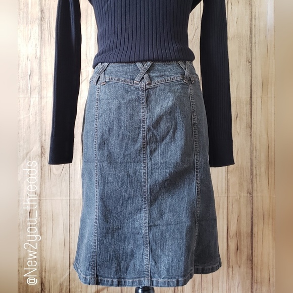 Stephen Hardy Squeeze Vintage Dark Denim Skirt - Picture 1 of 5